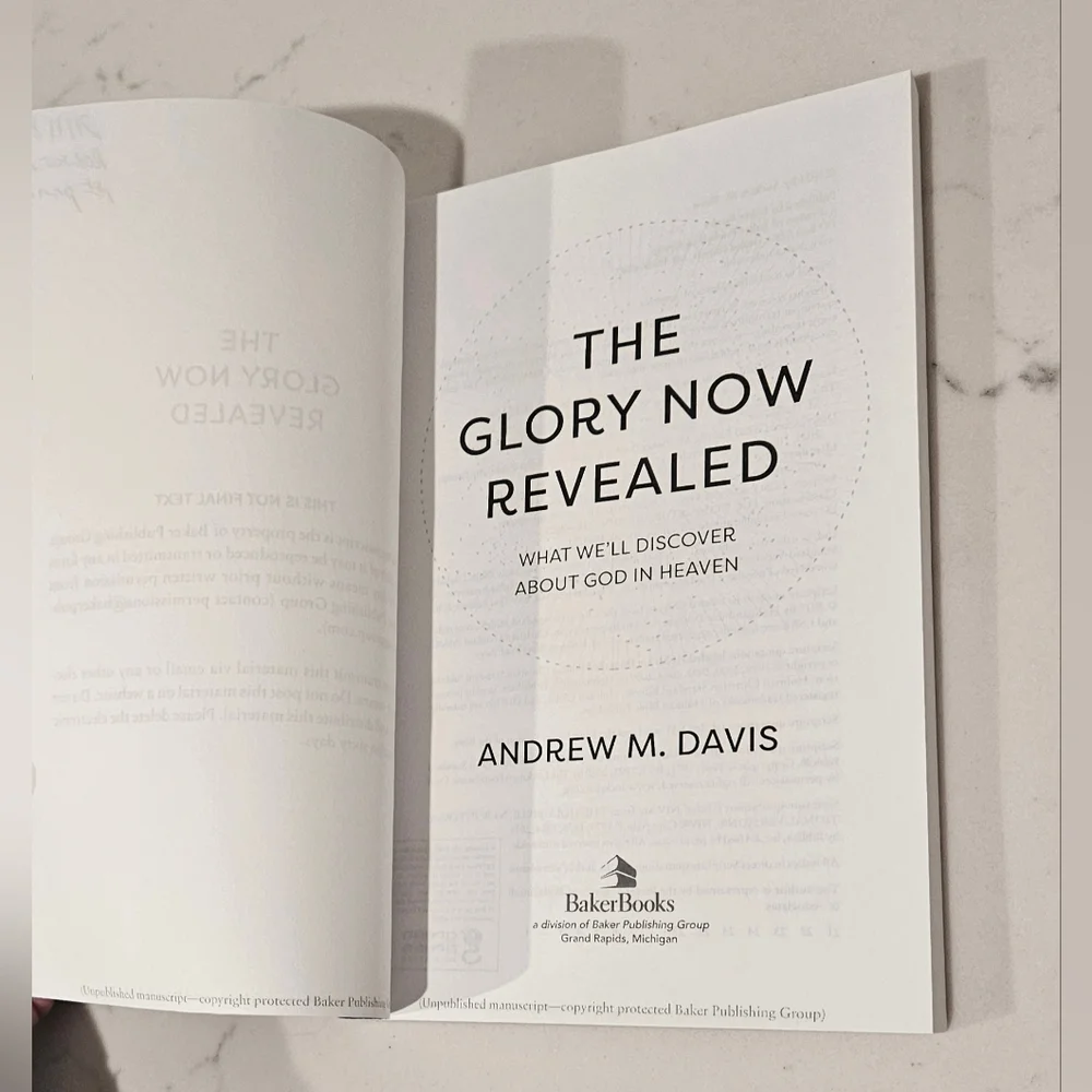 BOGO Glory Now Revealed Andrew Davis Paperback Book